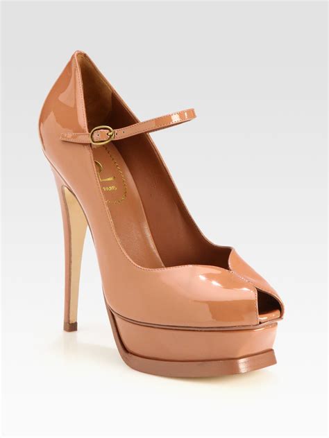 ysl heel shoes|ysl platform heels.